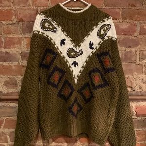 Oversized chunky sweater